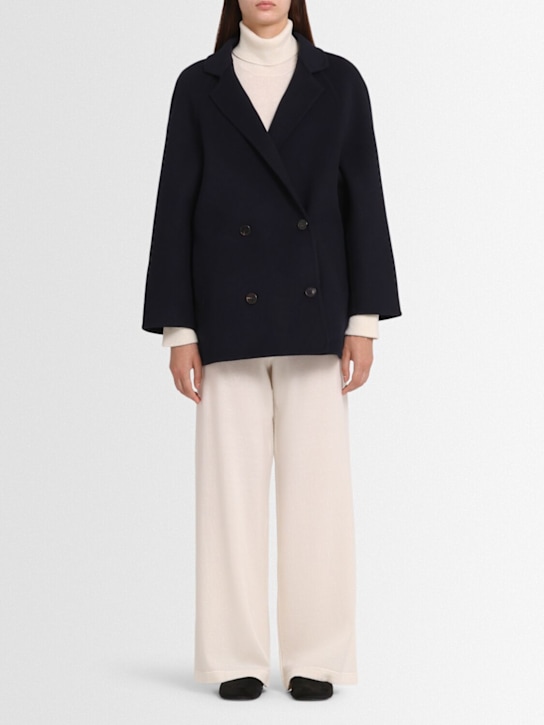 Annagreta: Adele ウールブレンドコート - ブルー - women_1 | Luisa Via Roma