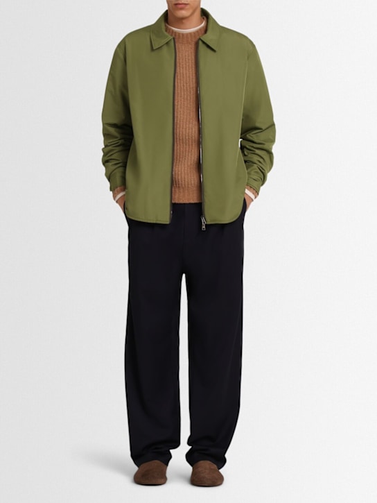 The Core: Padded shirt jacket - Military Green - men_1 | Luisa Via Roma