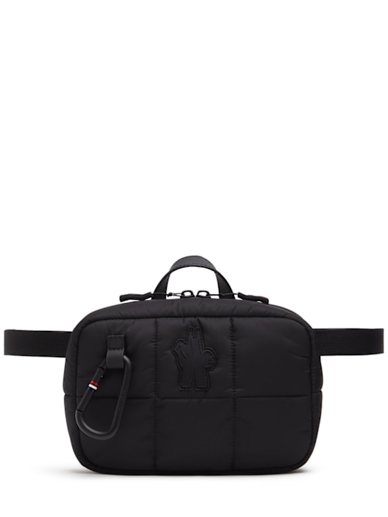 Moncler Grenoble: Logo nylon cordura belt bag - women_0 | Luisa Via Roma