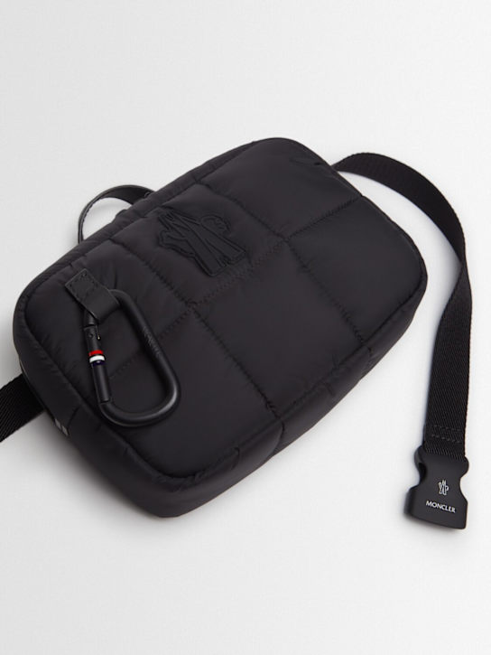 Moncler Grenoble: Logo nylon cordura belt bag - women_1 | Luisa Via Roma