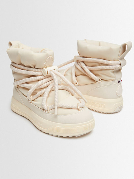 Moncler: Moncler Altive Mid snow boots - Tapioca - women_1 | Luisa Via Roma