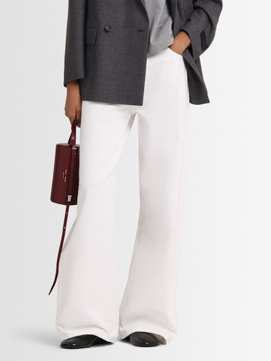 Proenza Schouler: 5mm Glove slick napa ballerina flats - Black - women_1 | Luisa Via Roma