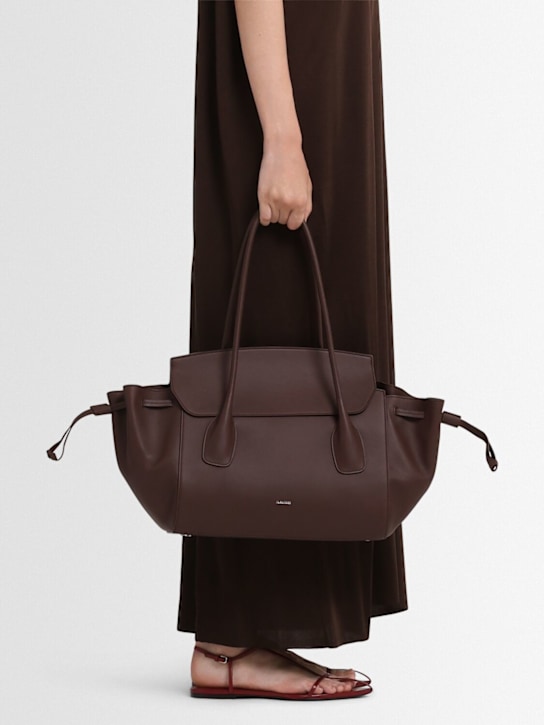 Jil Sander: Small Voyage soft leather bag - women_1 | Luisa Via Roma