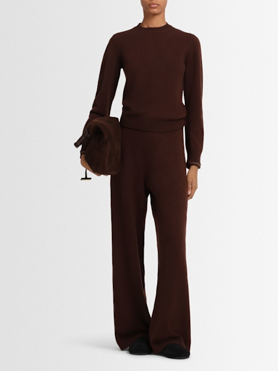 Fabiana Filippi: 羊毛混纺圆领毛衣 - women_1 | Luisa Via Roma