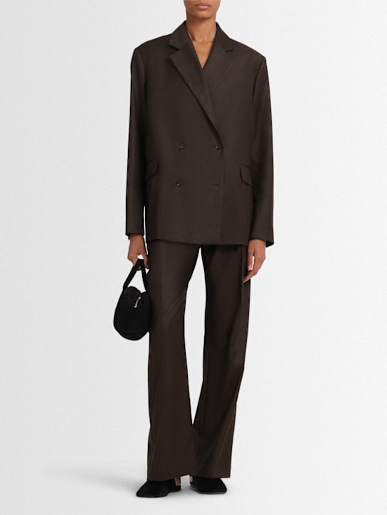 Loulou De Saison: Donau LDS tailored blazer - ブラウン - women_1 | Luisa Via Roma