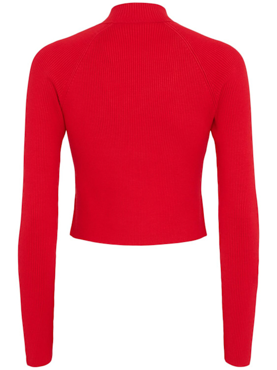 adidas Originals: 3 스트라이프 슬림핏 트랙 탑 - Betsca - women_1 | Luisa Via Roma