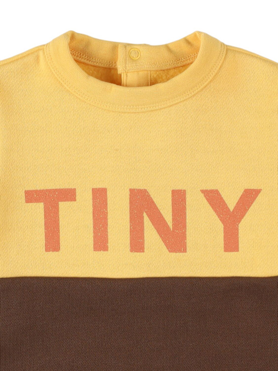 Tiny Cottons: Organic cotton terry romper - Multicolor - kids-boys_1 | Luisa Via Roma