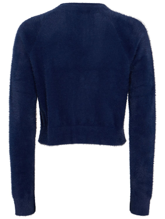 adidas Originals: Fluffy tech knit cardigan - women_1 | Luisa Via Roma