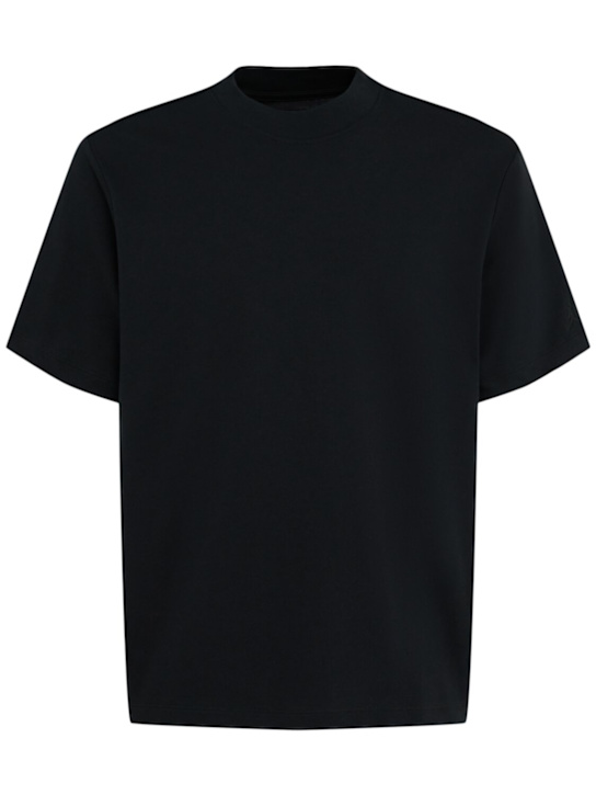 Jordan: Cotton blend t-shirt - Black - men_0 | Luisa Via Roma