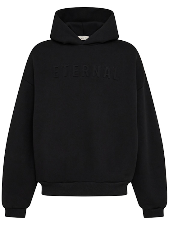 Fear of God: Eternal hoodie - Black - men_0 | Luisa Via Roma