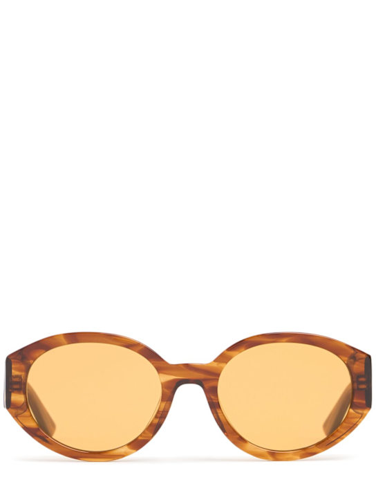 Delarge: Bardi round acetate sunglasses - Havana - women_0 | Luisa Via Roma