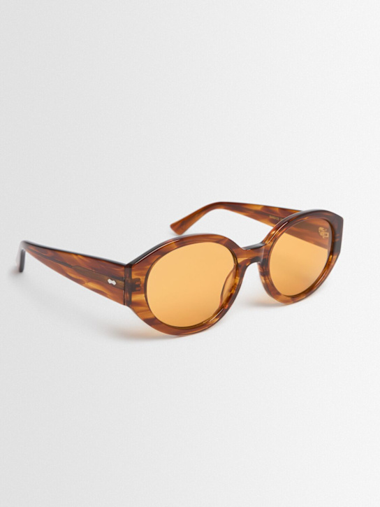 Delarge: Bardi round acetate sunglasses - Havana - women_1 | Luisa Via Roma