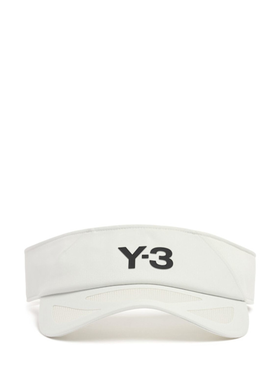 Y-3: Clima visor - Orbgry/Black - women_0 | Luisa Via Roma