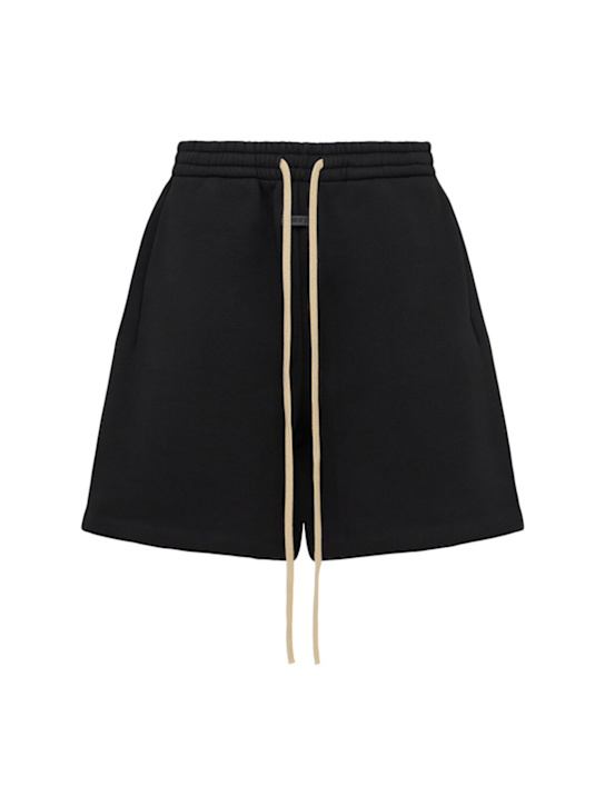 Fear of God: Cotton blend sweat shorts - men_0 | Luisa Via Roma