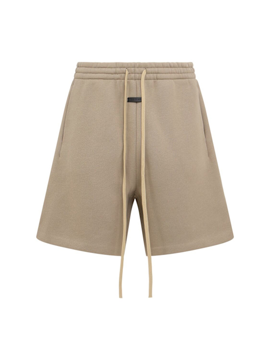 Fear of God: Cotton blend sweat shorts - men_0 | Luisa Via Roma