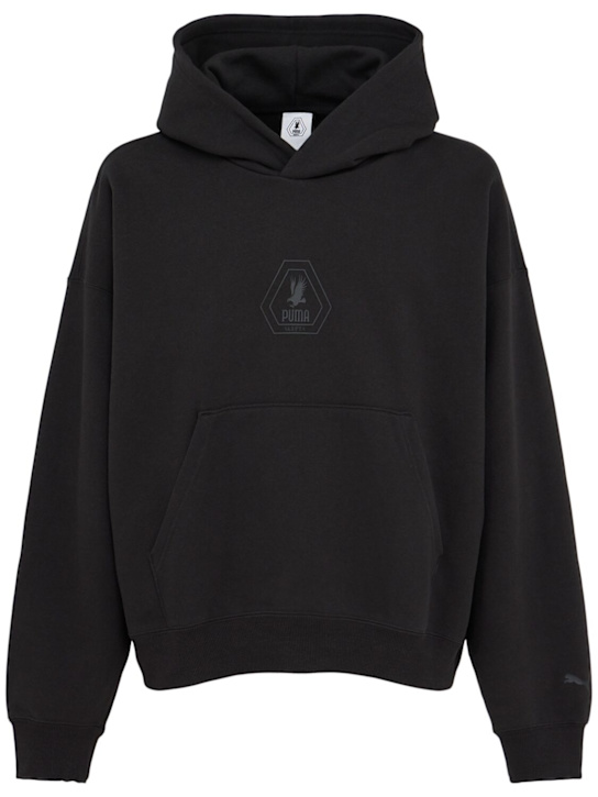 PUMA: Skepta logo cotton hoodie - men_0 | Luisa Via Roma