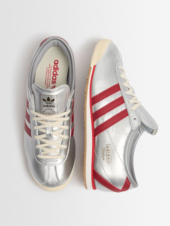 adidas Originals: Italia 70s sneakers - Silver/Red - women_1 | Luisa Via Roma