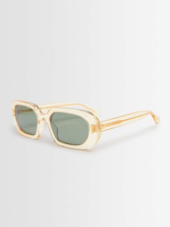 Delarge: Duncan round acetate sunglasses - Champagne - women_1 | Luisa Via Roma