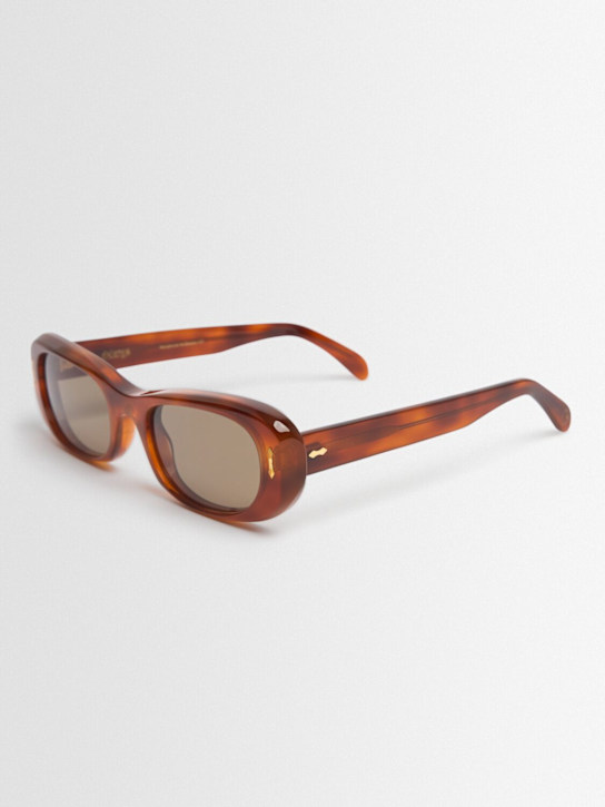 Delarge: Atkins round acetate sunglasses - Havana - women_1 | Luisa Via Roma