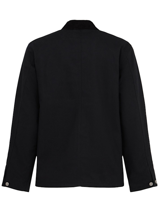 Carhartt WIP: Michigan Dearborn coat - Black / Black, - men_1 | Luisa Via Roma