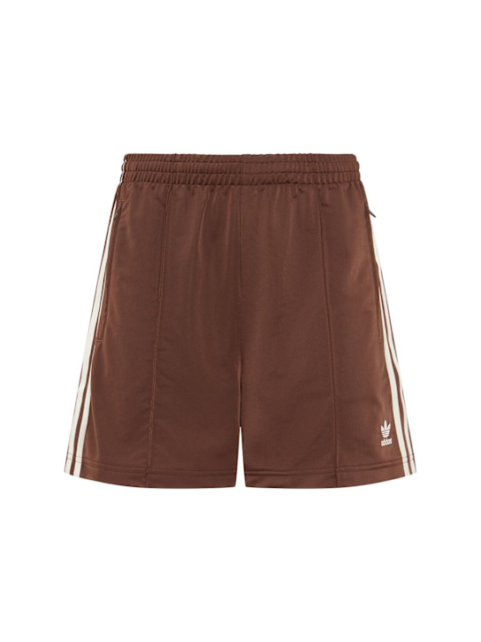 adidas Originals: Firebird shorts - Auburn/Owhite - women_0 | Luisa Via Roma