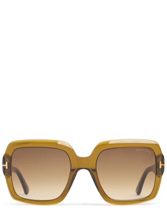 Tom Ford: Kaya square acetate sunglasses - women_0 | Luisa Via Roma