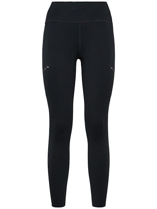 Nike: Swift 7/8 leggings - Black - women_0 | Luisa Via Roma