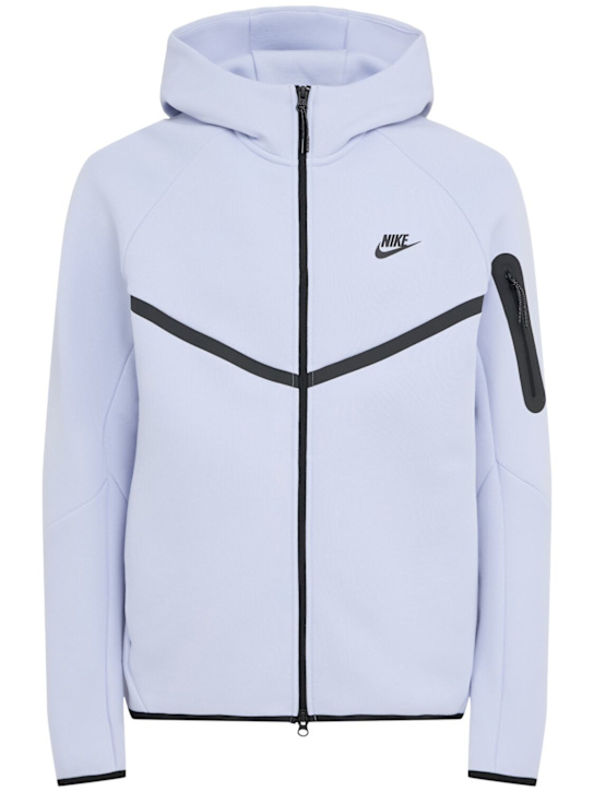 Nike: Sweatshirt aus Technostoff - Ghost/Black - men_0 | Luisa Via Roma