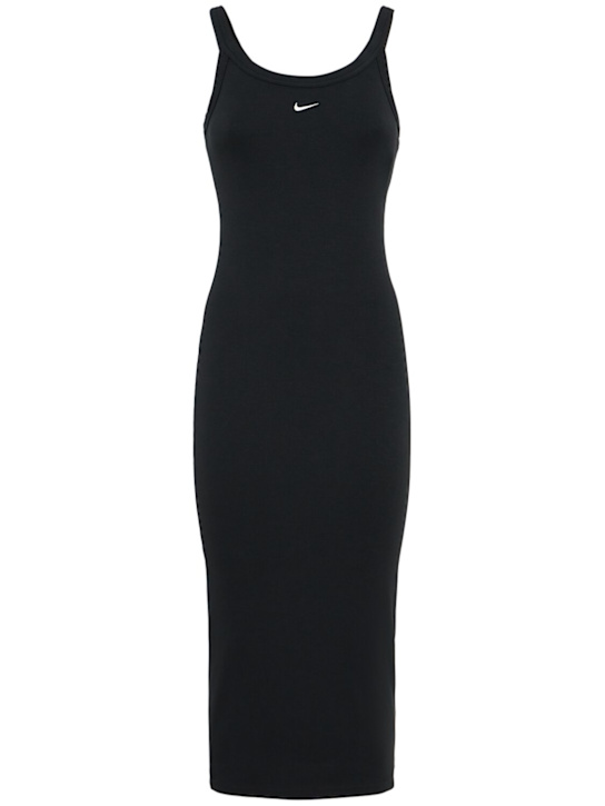 Nike: Robe débardeur Chill en maille côtelée - women_0 | Luisa Via Roma