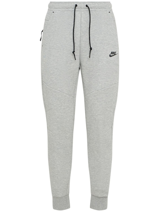 Nike: Shorts aus Technofleece - Dk Grey Heather - men_0 | Luisa Via Roma