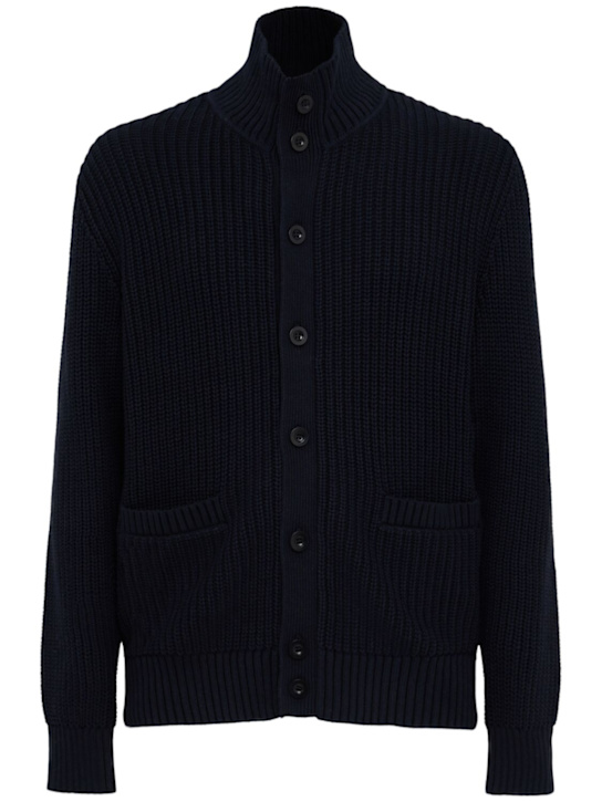 Frescobol Carioca: Cardigan aus Baumwolle und Kaschmir „Claudio“ - men_0 | Luisa Via Roma