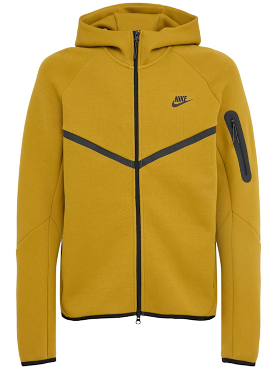 Nike: Tech zip-up sweatshirt - Ochre/Black - men_0 | Luisa Via Roma