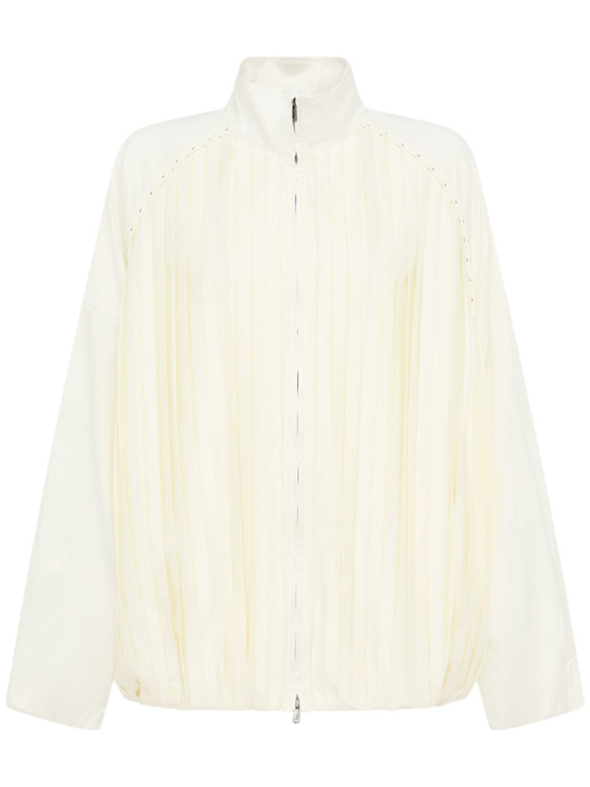 Nike: Giacca sportiva plissé - Sail/Sail - women_0 | Luisa Via Roma