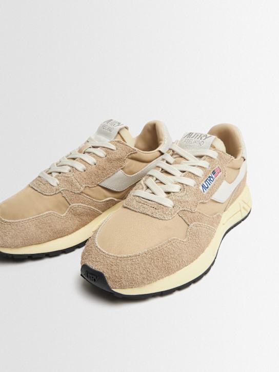 Autry: Reelwind sneakers - Light Brown - women_1 | Luisa Via Roma