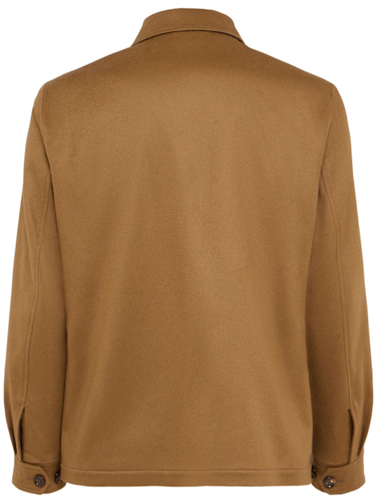 Kired: Furat cashmere casual jacket - Beige/Brown - men_1 | Luisa Via Roma