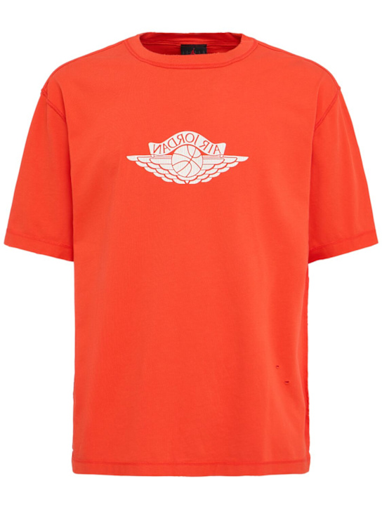 Jordan: Rare Air short sleeve t-shirt - Chile Red/Sail - men_0 | Luisa Via Roma