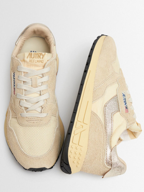 Autry: Reelwind sneakers - Platinum - women_1 | Luisa Via Roma