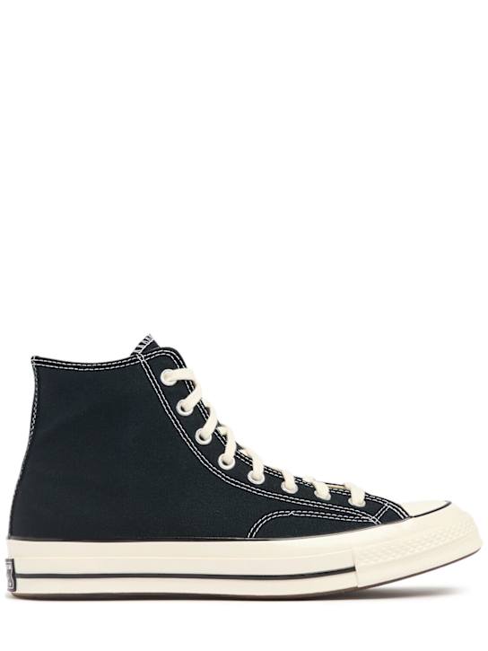 Converse: Chuck 70 high top sneakers - Black/Egret - men_0 | Luisa Via Roma