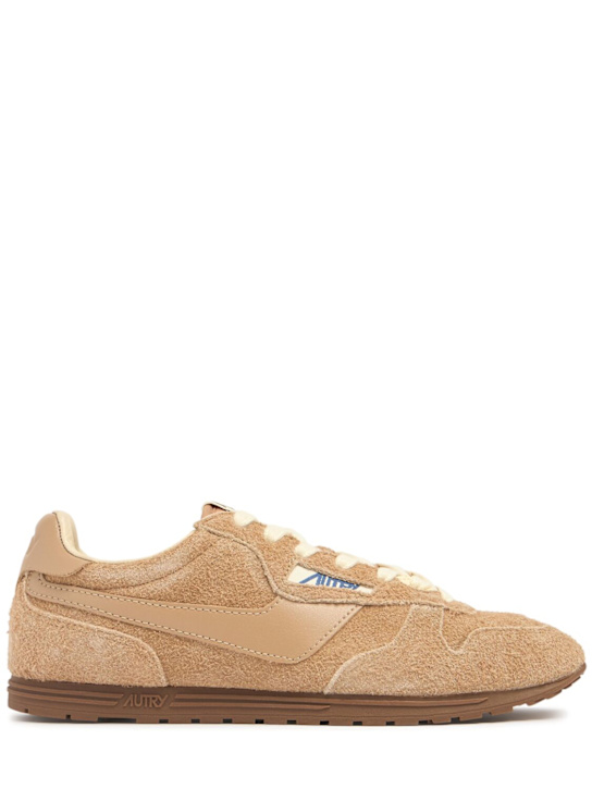 Autry: Windspin low sneakers - Peanut - women_0 | Luisa Via Roma