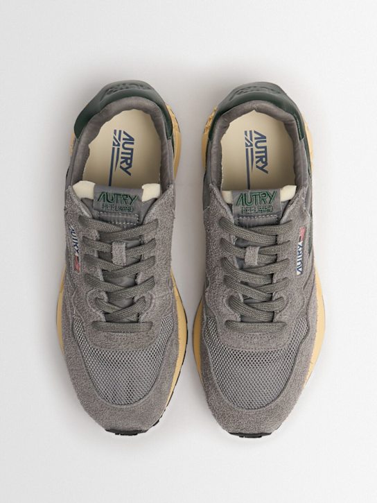 Autry: Reelwind low sneakers - Dark Grey/Green - men_1 | Luisa Via Roma