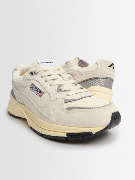 Autry: Hyperway low sneakers - Wht/Silv - women_1 | Luisa Via Roma