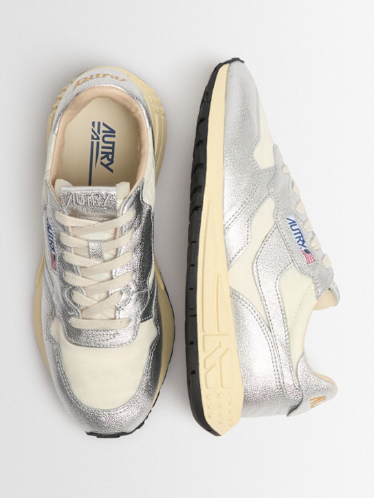 Autry: Reelwind sneakers - White/Silver - women_1 | Luisa Via Roma