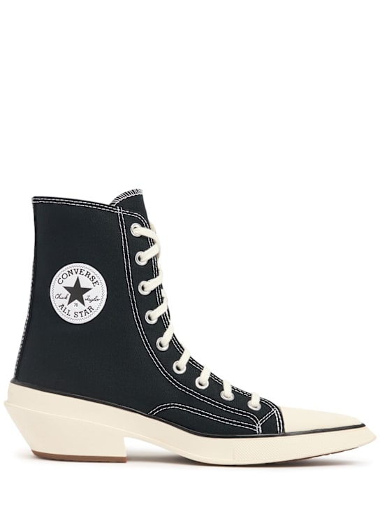 Converse: 38mm Chuck 70 De Luxe pointed sneakers - Black/White - women_0 | Luisa Via Roma