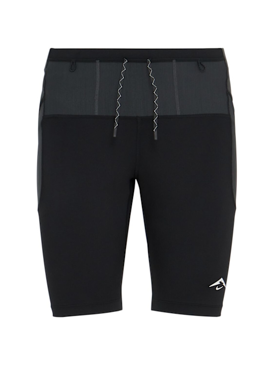 Nike: Taillierte Shorts „Lava Loops“ - Schwarz/Anthrazit - men_0 | Luisa Via Roma