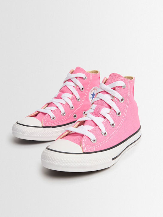 Converse: Sneakers Chuck Taylor in tela - Rosa - kids-girls_1 | Luisa Via Roma