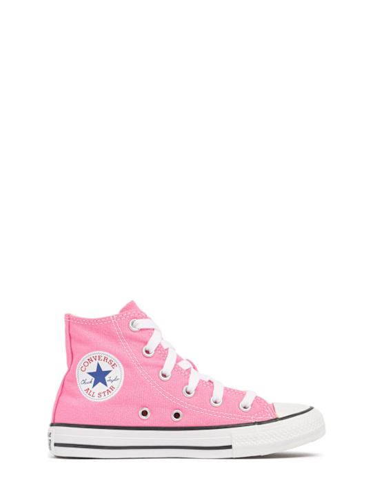 Converse: Sneakers Chuck Taylor in tela - Rosa - kids-girls_0 | Luisa Via Roma