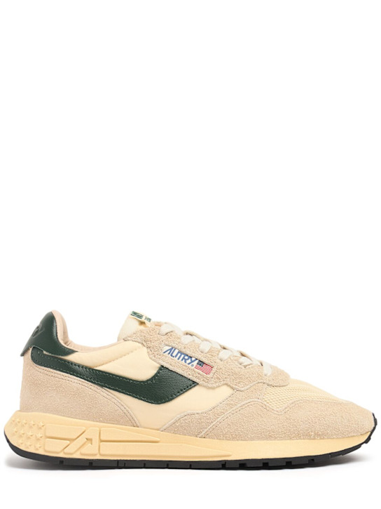 Autry: Easeknit低帮运动鞋 - Ecru/Mountain - men_0 | Luisa Via Roma