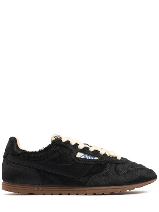 Autry : Windspin Low Pony Skin Sneakers | Sotf