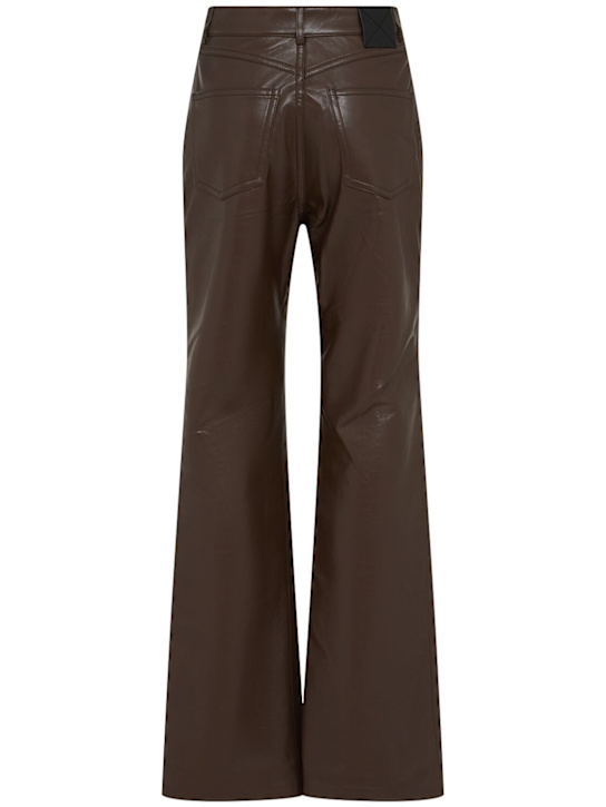 Nanushka: Pantalones de piel - women_1 | Luisa Via Roma