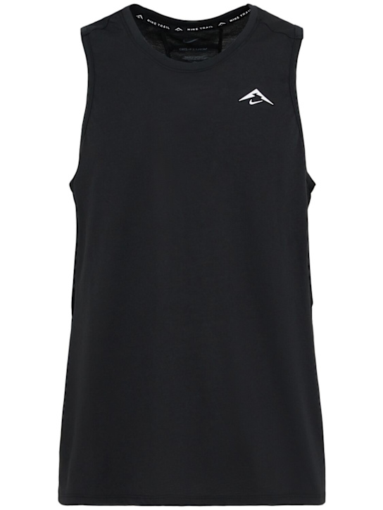 Nike: Débardeur Solar Chase - Black/Summit Wh - men_0 | Luisa Via Roma